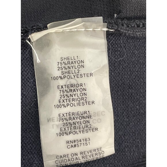 Calvin Klein Womens Black Open Front Draped Cardigan XL - Picture 7 of 8